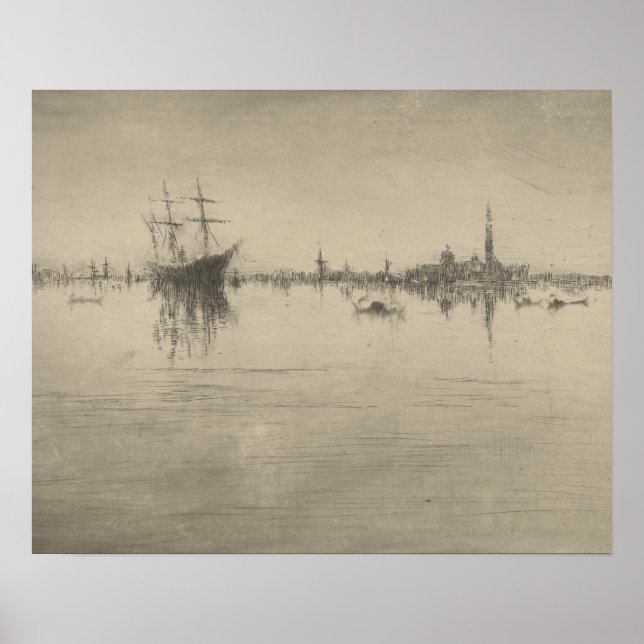 James McNeill Whistler - Nocturne Poster (Framsidan)