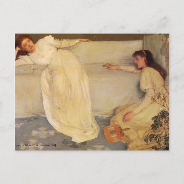 James McNeill Whistler- Symphony in White, nr 3 Vykort (Framsida)