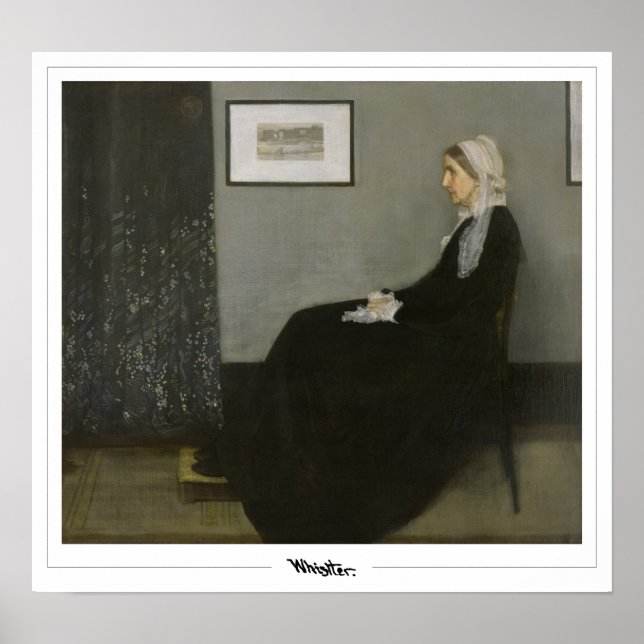 James McNeill Whistler Zedign Art Poster #1 (Framsidan)