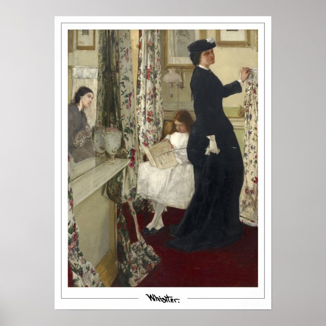 James McNeill Whistler Zedign Art Poster #107 (Framsidan)