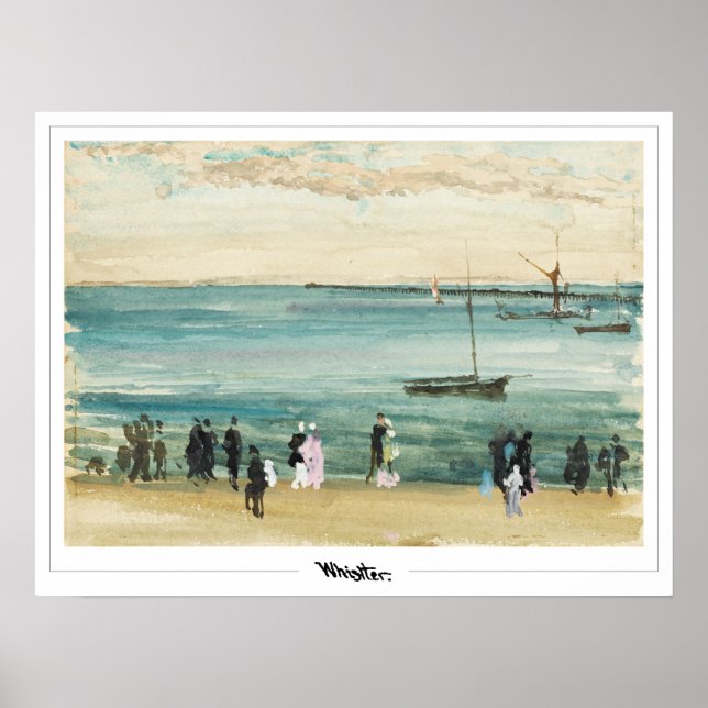 James McNeill Whistler Zedign Art Poster #10-2 (Framsidan)