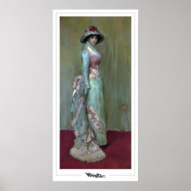 James McNeill Whistler Zedign Art Poster #137 (Framsidan)