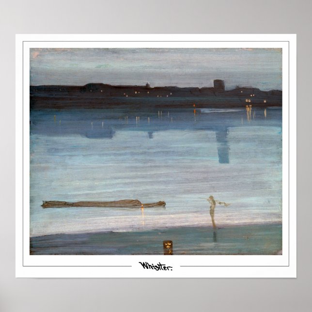 James McNeill Whistler Zedign Art Poster #2 (Framsidan)