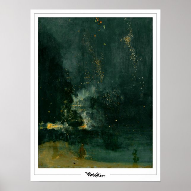 James McNeill Whistler Zedign Art Poster #206-2 (Framsidan)