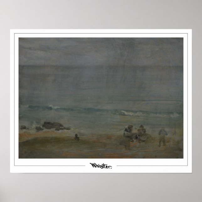 James McNeill Whistler Zedign Art Poster #237-2 (Framsidan)