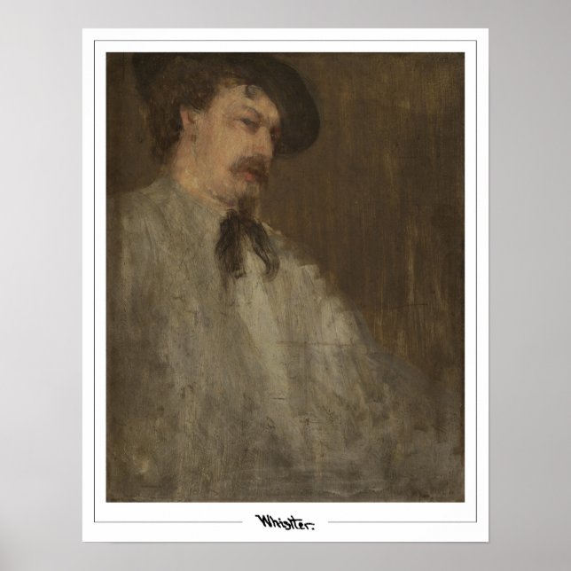 James McNeill Whistler Zedign Art Poster #244-2 (Framsidan)