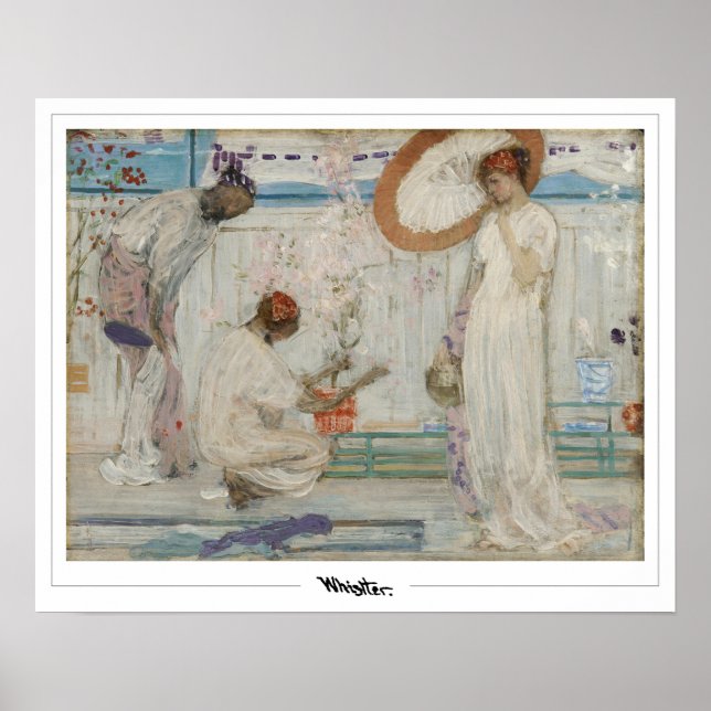 James McNeill Whistler Zedign Art Poster #280 (Framsidan)