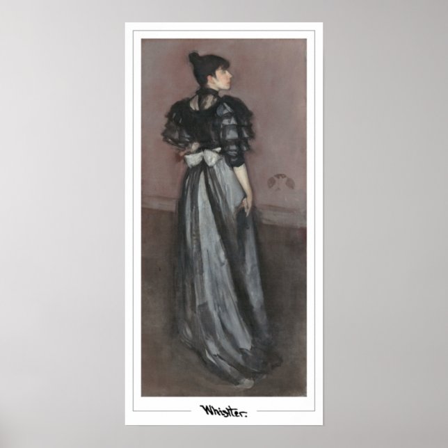 James McNeill Whistler Zedign Art Poster #281-2 (Framsidan)