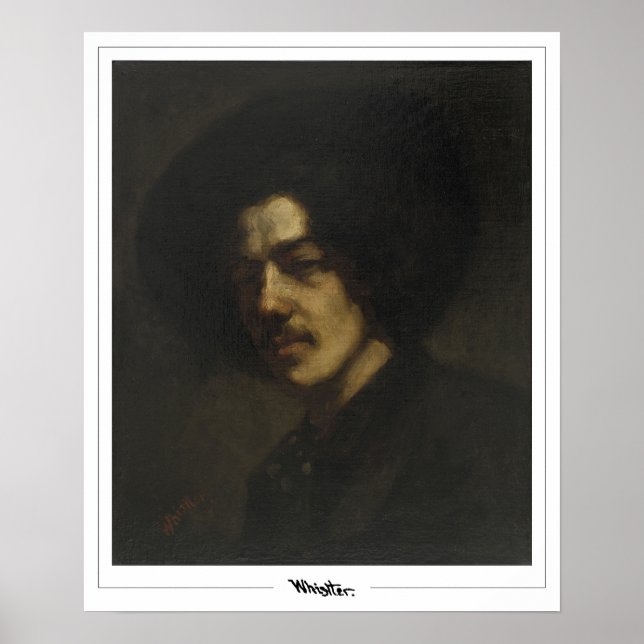 James McNeill Whistler Zedign Art Poster #293 (Framsidan)