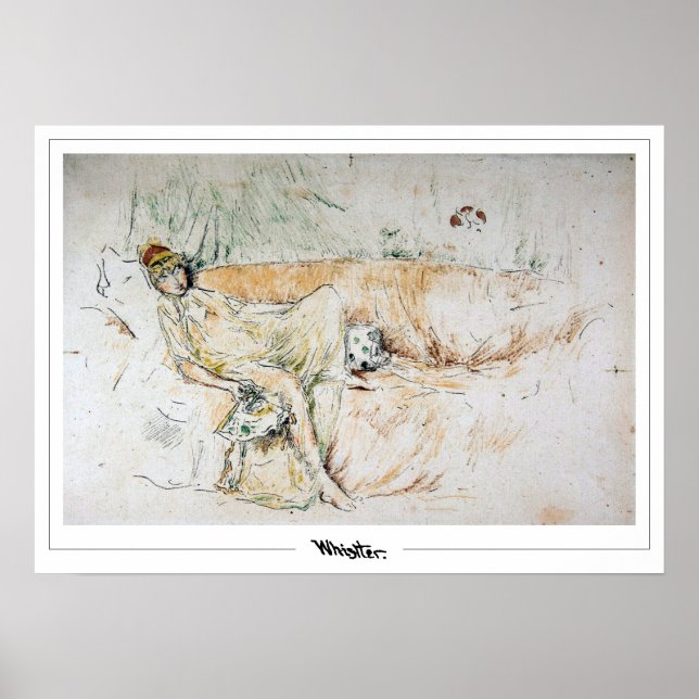 James McNeill Whistler Zedign Art Poster #297-2 (Framsidan)
