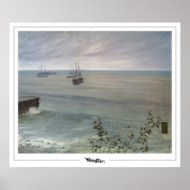 James McNeill Whistler Zedign Art Poster #299-2 (Framsidan)