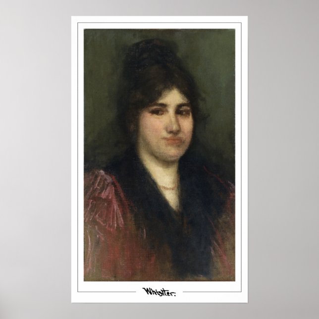 James McNeill Whistler Zedign Art Poster #2-2 (Framsidan)