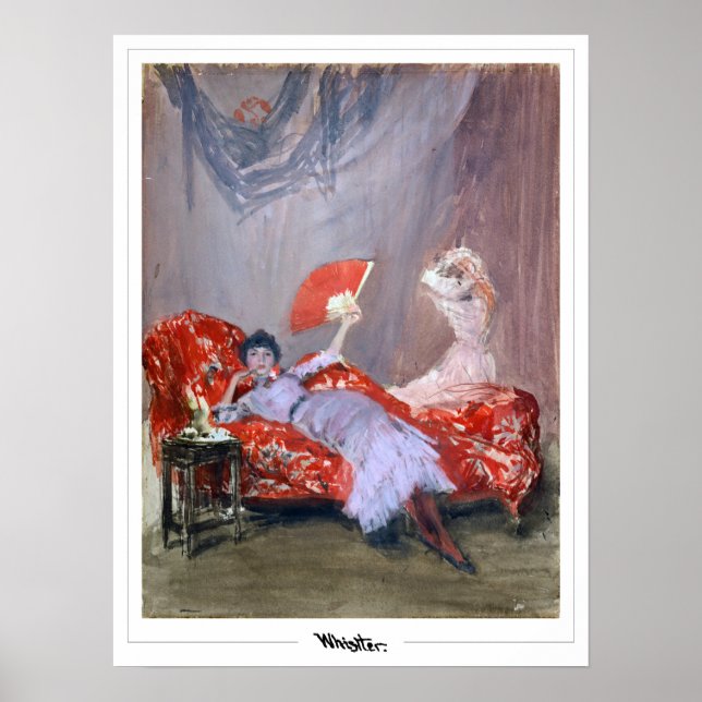 James McNeill Whistler Zedign Art Poster #3 (Framsidan)