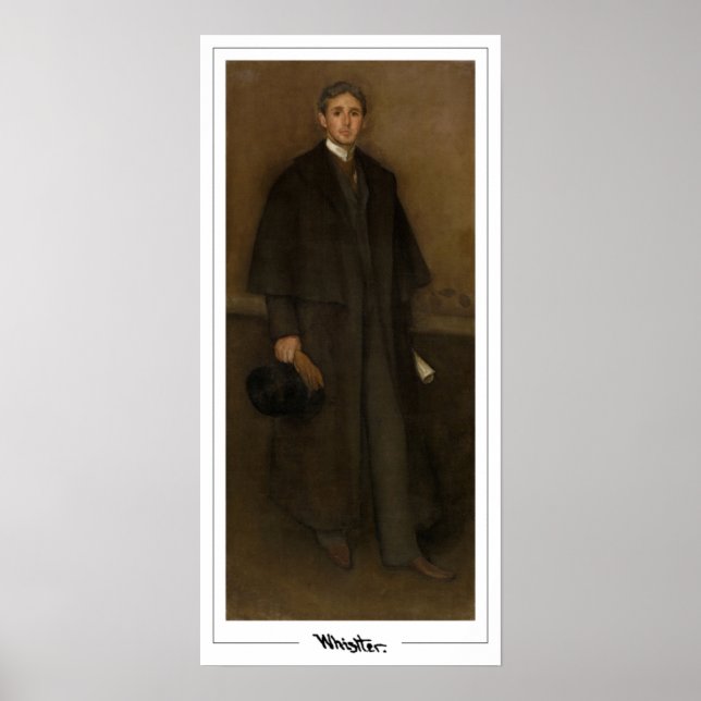 James McNeill Whistler Zedign Art Poster #311-2 (Framsidan)