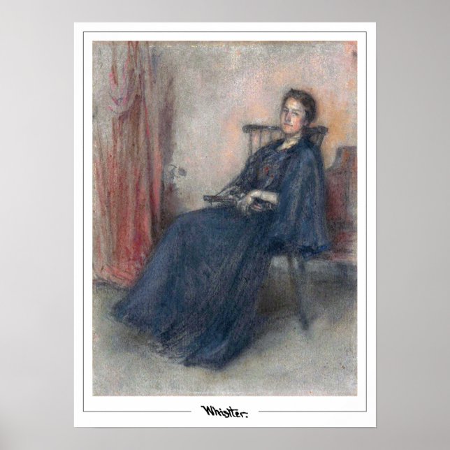 James McNeill Whistler Zedign Art Poster #327-2 (Framsidan)