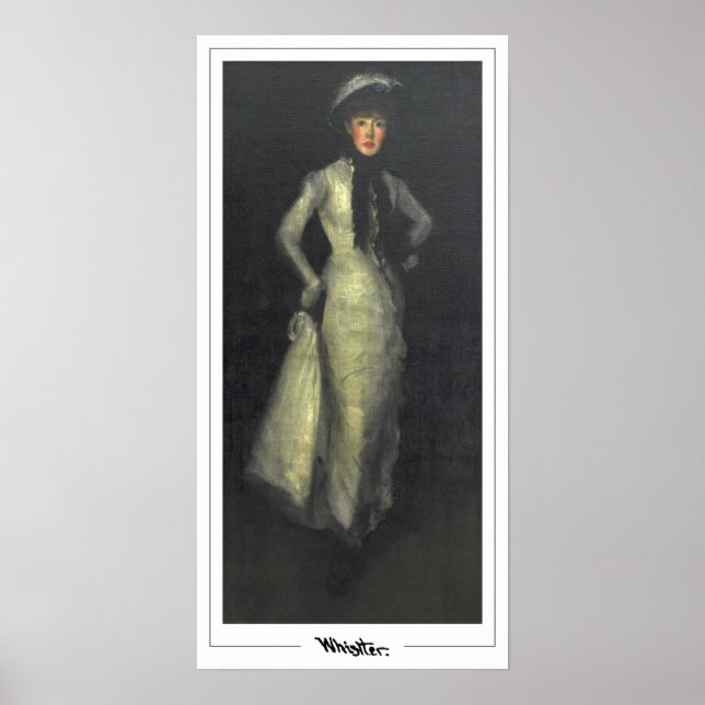 James McNeill Whistler Zedign Art Poster #330-2 (Framsidan)