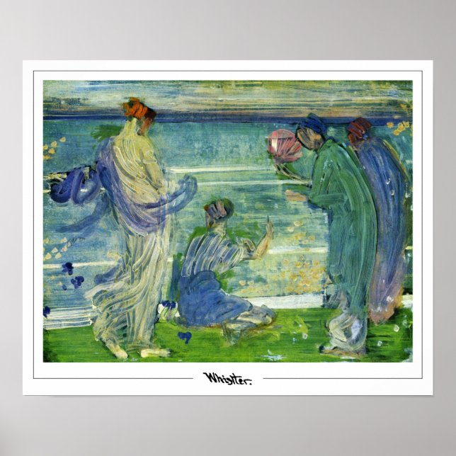 James McNeill Whistler Zedign Art Poster #409 (Framsidan)