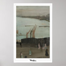 James McNeill Whistler Zedign Art Poster #441-2