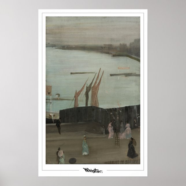 James McNeill Whistler Zedign Art Poster #441-2 (Framsidan)