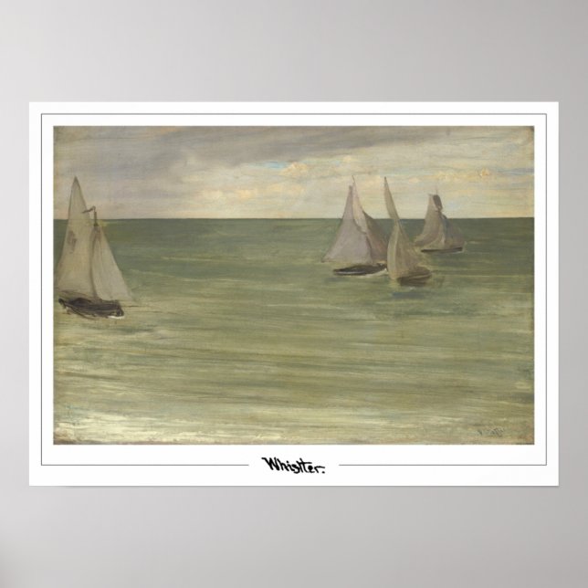 James McNeill Whistler Zedign konstaffisch #221-2 Poster (Framsidan)