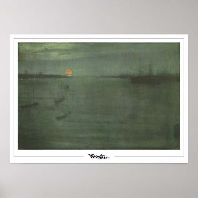 James McNeill Whistler Zedign konstaffisch #404-2 Poster (Framsidan)