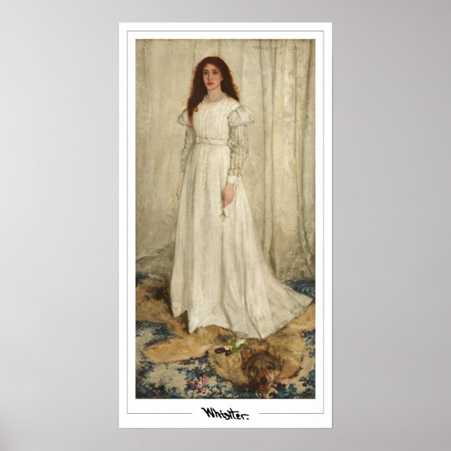James McNeill Whistler Zedign Konstaffisch #4 Poster (Framsidan)