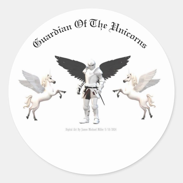 James Michael Miller drömmcatcher Runt Klistermärke (Framsida)