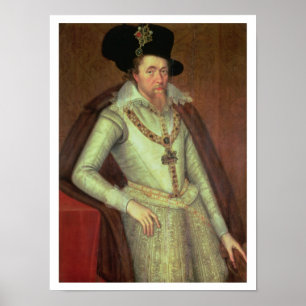James mig (1603-25) och VI av Skottland Poster