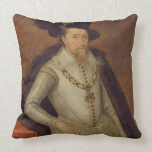 James mig av England och VI av Skottland Kudde