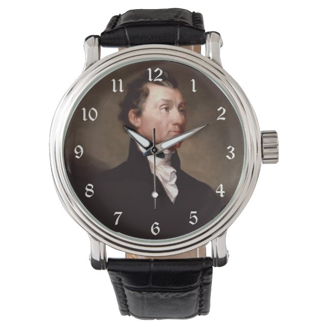 James Monroe Porträtt, den amerikanske presidenten Armbandsur (Framsida)