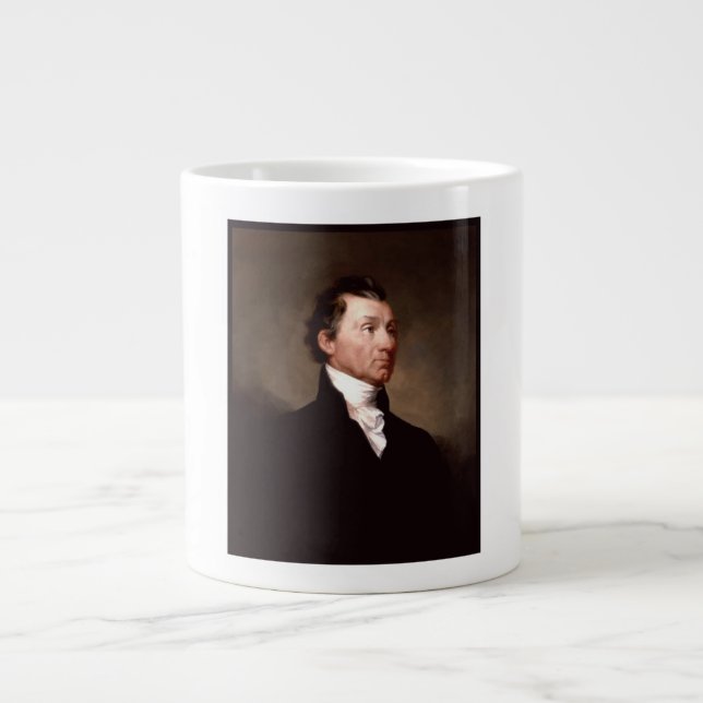 James Monroe Porträtt, den amerikanske presidenten Jumbo Mugg (Framsidan)