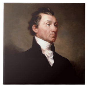 James Monroe Porträtt, den amerikanske presidenten Kakelplatta