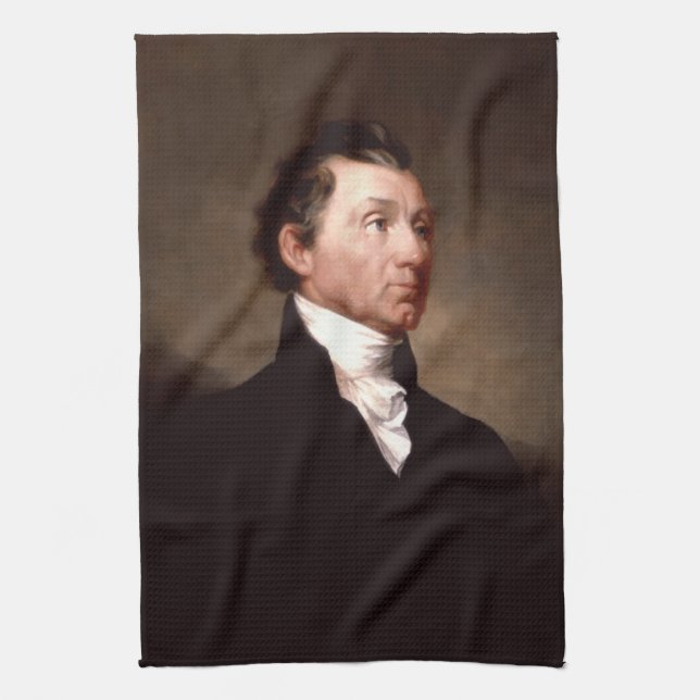 James Monroe Porträtt, den amerikanske presidenten Kökshandduk (Vertikal)
