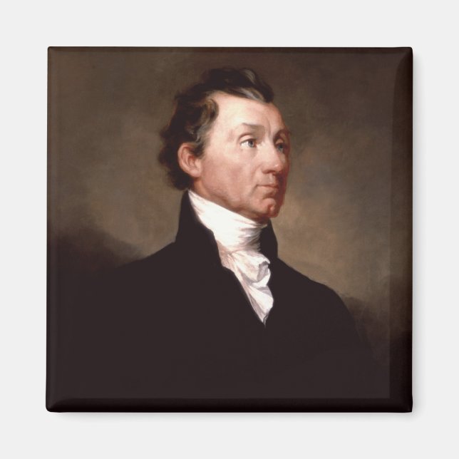 James Monroe Porträtt, den amerikanske presidenten Magnet (Framsidan)