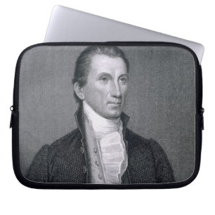 James Monroe som inristas av Asherbruntet Durand Laptop Fodral