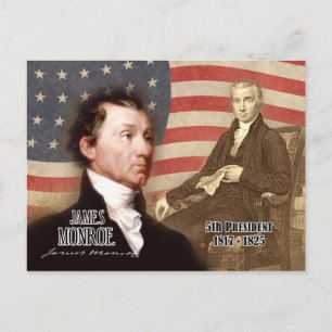 James Monroe - USA:s femte president Vykort
