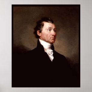 James Monroe White House USA:s president Porträtt Poster