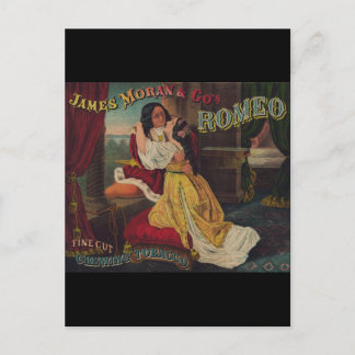 James Moran & Co's Romeo Chewing Tobacco Vykort