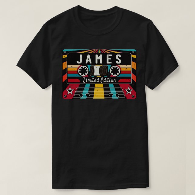 James namn t shirt (Design framsida)