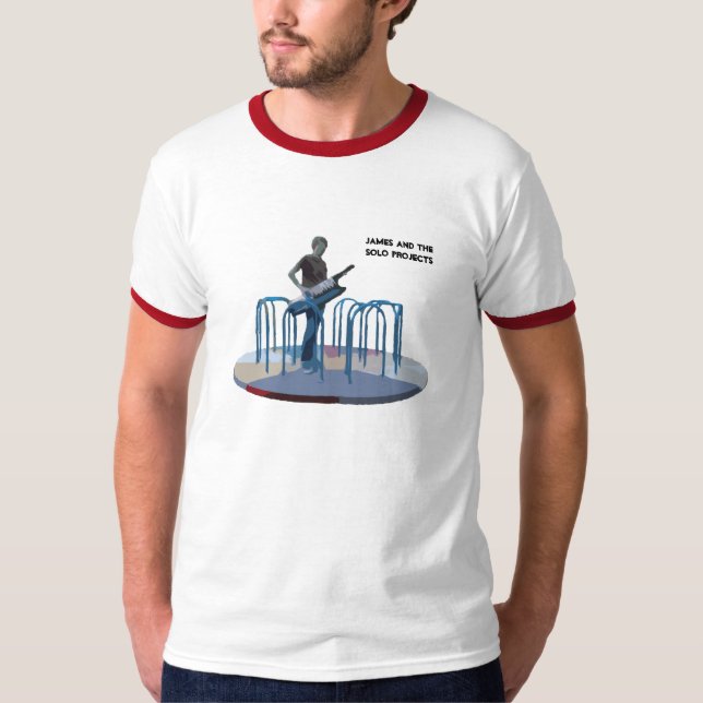 James och soloen projekterar lekplatsT-tröja T-shirt (Framsida)