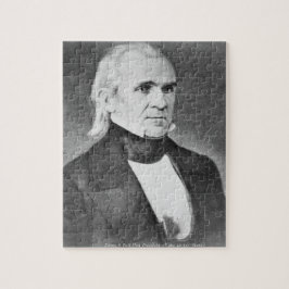 James Polck 11:e president i Amerika. Pussel