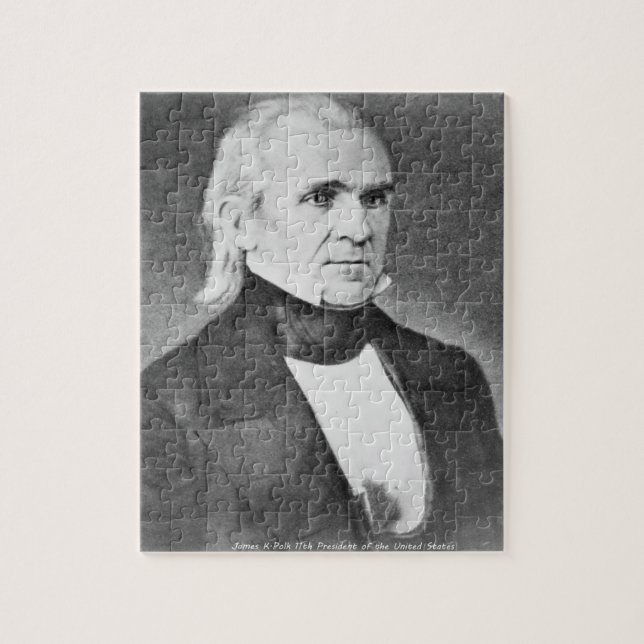 James Polck 11:e presidenten i Amerika. Pussel (Vertikal)