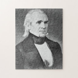 James Polk 11:e presidenten i Amerika. Pussel