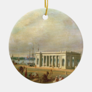 James Prinseps minnesmärke, på den Hooghli flode Julgransprydnad Keramik