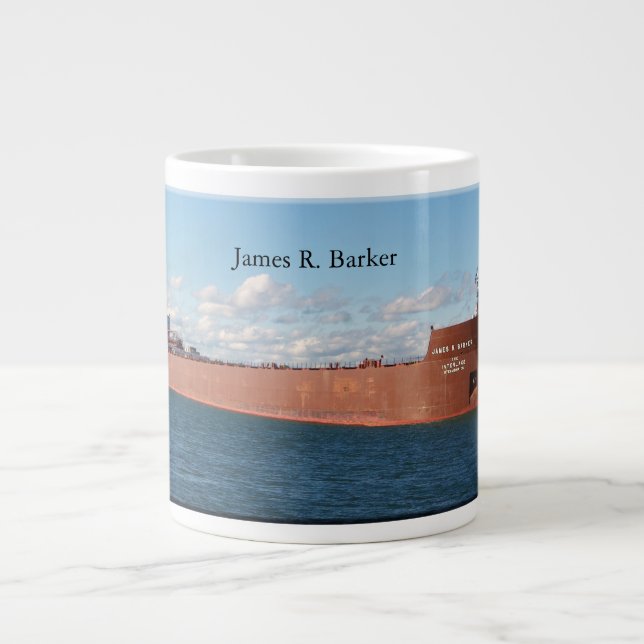 James R. Barker jumbo mugg (Framsidan)