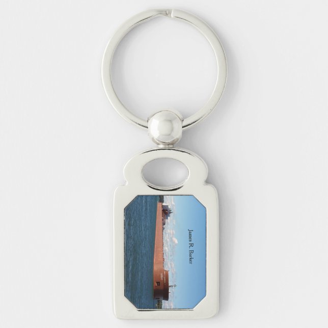 James R. Barker metall nyckelring (Framsidan)