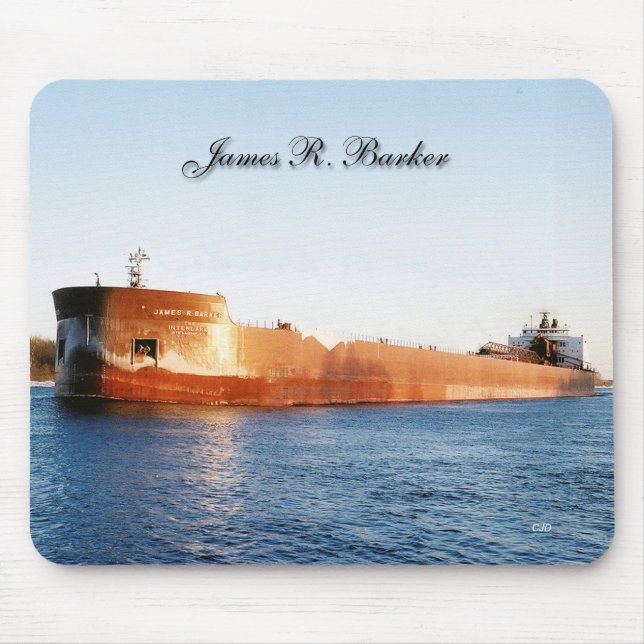 James R. Barker mousepad Musmatta (Framsidan)