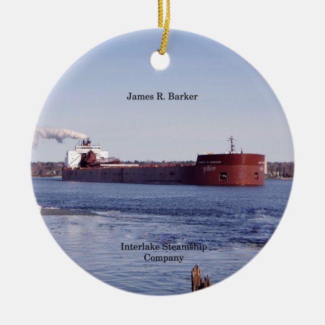 James R. Barker ornament (Framsidan)