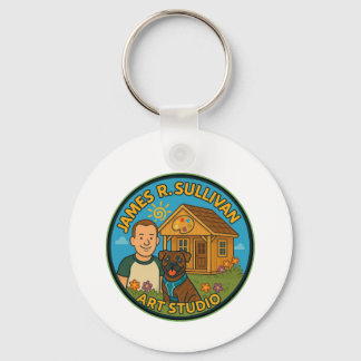 James R. Sullivan Art Studio Logotyp Keychain Nyckelring