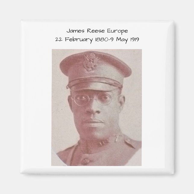 James Reese Europe Magnet (Framsidan)